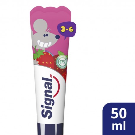 Signal Dentifrice Enfants Kids 3-6 Ans Fraise Gaga 50ml