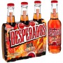 Desperados Red - Bière aromatisée au spiritueux Cachaça, Fruits rouges, Guarana -3x33cl - 5.9