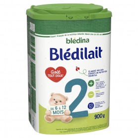 BLEDINA Blédilait Lait poudre 2ème âge 900g de 6 à 12 mois