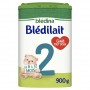 BLEDINA Blédilait Lait poudre 2ème âge 900g de 6 à 12 mois