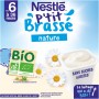 P'TIT BRASSE BIO Nature 4 x 90g - Dès 6 mois
