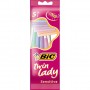BIC Twin Lady Rasoirs Jetables pour Femme - Pochette de 5