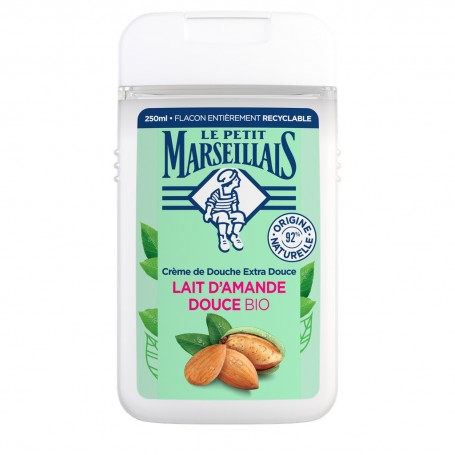 LE PETIT MARSEILLAIS DOUCHE EXTRA DOUX LAIT D'AMANDE DOUCE BIO 250 ML