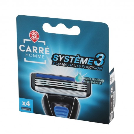 RECHARGES RASOIR 3 LAMES HOMME X4(1059130)