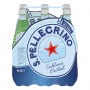 S.PELLEGRINO eau minéral naturelle gazeuse 6 x 1L PET