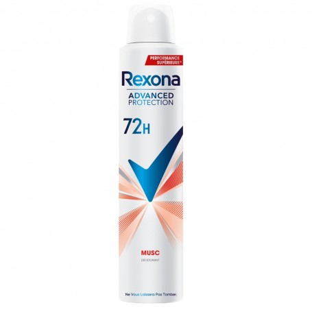 Rexona Déodorant Femme Spray 72H Musc 200ml