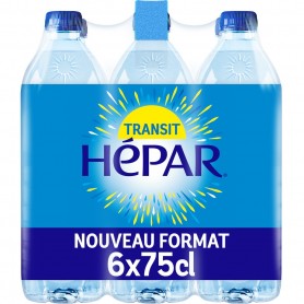 HEPAR eau minérale naturelle 6x75cl