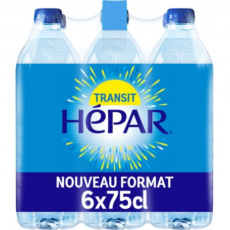 HEPAR eau minérale naturelle 6x75cl