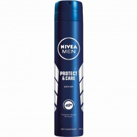 Déodorant Spray Homme Anti-transpirant Protect  Care NIVEA MEN le spray de 200ml
