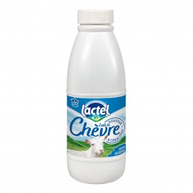 lait  chèvre demi-écrémé LACTEL UHT bouteille 1L
