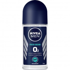 Déodorant Bille Homme Anti-odeurs Fresh Ocean NIVEA MEN le roll-on de 50ml