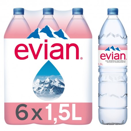 EVIAN 6X1.5L
