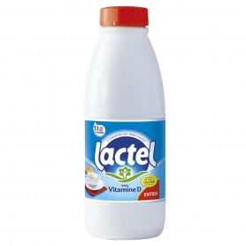lait  entier Vitamine D LACTEL UHT bouteille 1L