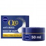 Crème visage Nuit Anti-rides Fermeté Q10 POWER NIVEA le pot de 50ml