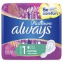 Always Platinum Normal (taille 1) Serviettes Avec Ailettes 12 Serviettes