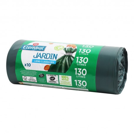 SACS POUBELLE JARDIN 130LX10(1062064)