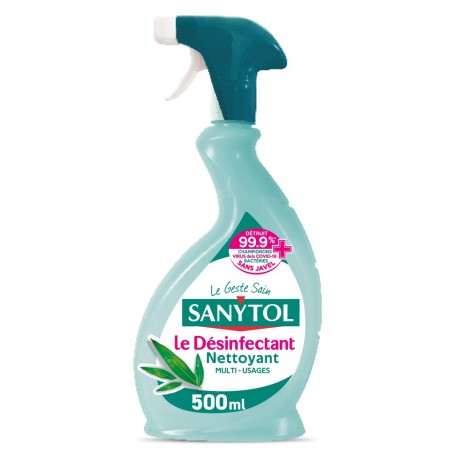 DESINFECTANT MULTI-USAGES EUCALYPTUS SANYTOL PISTOLET 500ML