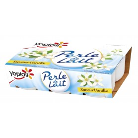 Yaourt vanille x6 - PERLE DE LAIT - 600g