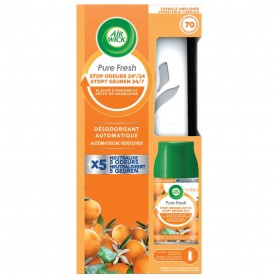 Air Wick Kit Désodorisant automatique Pure Fresh Plaisir d'agrume 250 ml