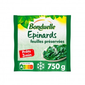 L'épinard Bonduelle Feuilles préservées 750g
