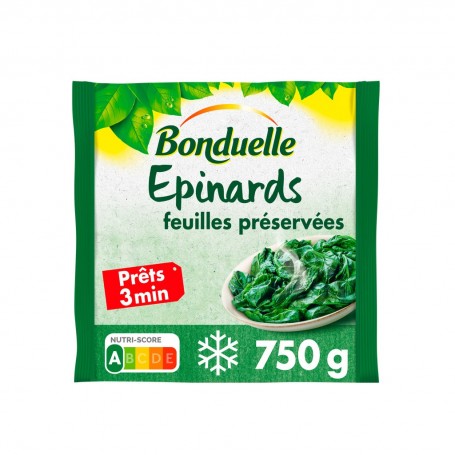L'épinard Bonduelle Feuilles préservées 750g