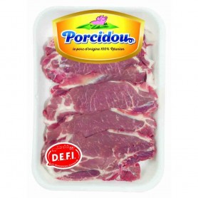 Cote échine de Porc x6 - PORCIDOU - 1,2kg