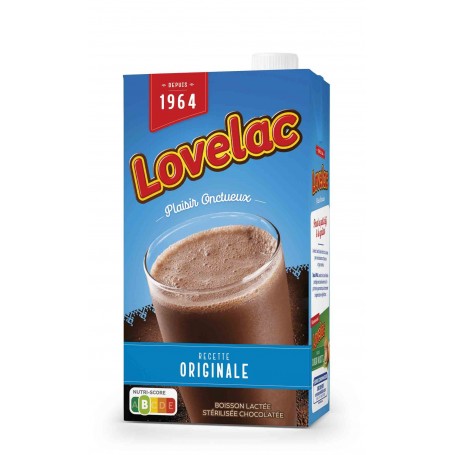 Lait chocolat - LOVELAC - 1L