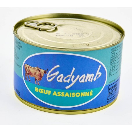 Boite boeuf assaisonné - GADYAMB - 400g