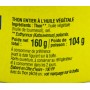 Thon à l'huile de tournesol - PECHEURS DE FRANCE - 160g