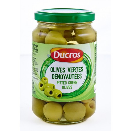 Olives vertes dénoyautées - DUCROS - 320g