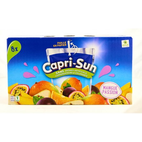 Jus de fruit mangue passion - CAPRI-SUN - 8x0,2L