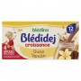 BLEDINA BLEDIDEJ Croissance Choco-Vanille 4X250ml Dès 12 mois