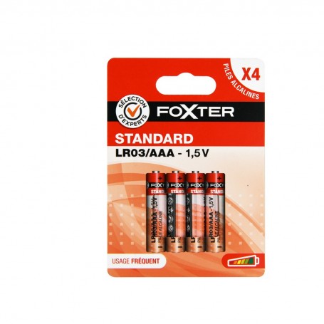 PILES ALCA LR03 X4 FOXTER