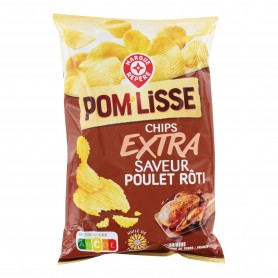 CHIPS ONDULEES POULET ROTI 135G(1045945)