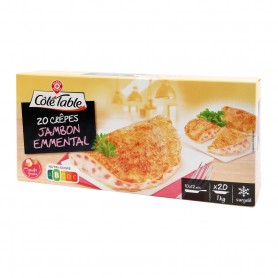 CREPES 1/2 LUNE JAMB/EMMENTAL X20KG(1060750)