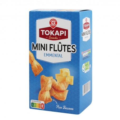 MINIFLUTES FEUILLET EMMENTAL 100G(1058707)