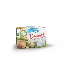 Yaourt brassés nature sucré x12 - PITON DES NEIGES - 1,5kg