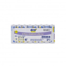 PILES ALCA LR6 X8 ECO+ PAV