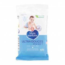 LINGETTES BEBE POCKETS X20(1068023)