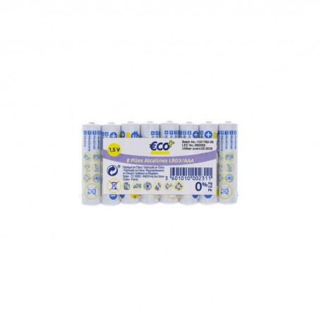 PILES ALCA LR03 X8 ECO + PAV