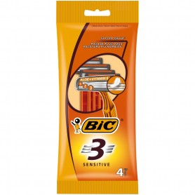 Rasoir masculin BIC 3 Pochette x 4