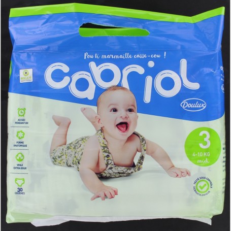 CABRIOL COUCHE T3 4/10 KG 30