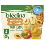 BLEDINA COUPELLES FRUITS Harmonie de Fruits 4x100g Dès 6 Mois
