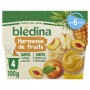 BLEDINA COUPELLES FRUITS Harmonie de Fruits 4x100g Dès 6 Mois