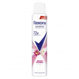 Rexona Déodorant Femme Spray Anti-Transpirant 72H Bright Bouquet 200ml