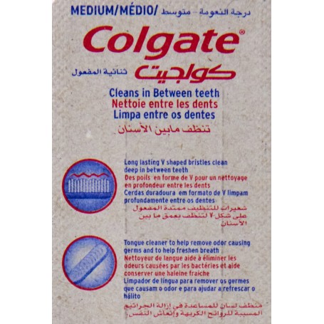 Brosse à dent medium double action - COLGATE - x2