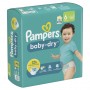 Pampers Baby Dry Couches Géant T6 34CT