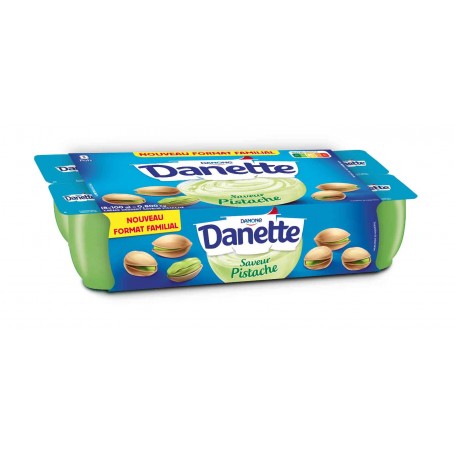 Danette saveur pistache x8 - DANONE - 800g