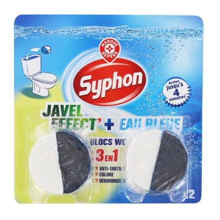 BLOCS WC JAVEL EAU BLEUE 3EN1 X2(1064099)
