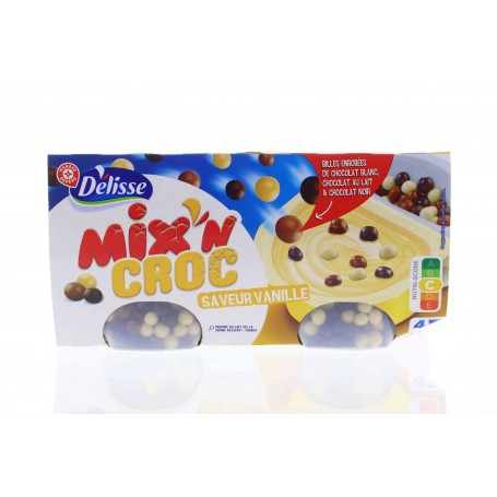 MIX'N'CROC VANILLE BILLES 4X117G(1048755)